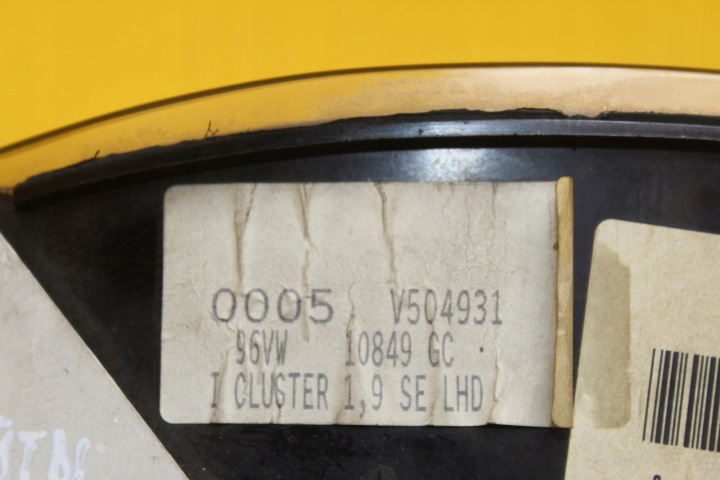 COMPTEUR COMPTEUR GALAXY ALHAMBRA 1.9 TDI 7M0919862D