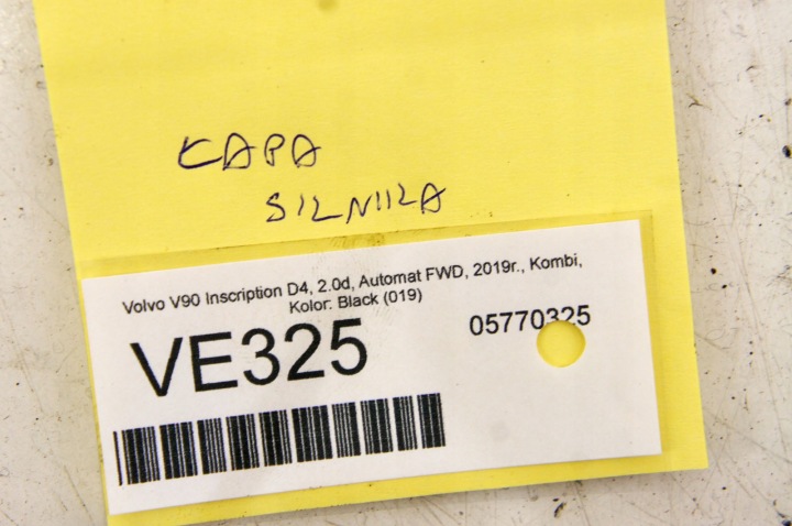 VE325 VOLVO V90 D4 POIGNÉE SUPPORT MOTEUR 31401869