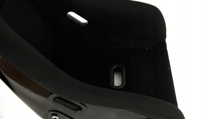 SIÈGE SPORTIF GTR VELOURS BRIDE NOIR