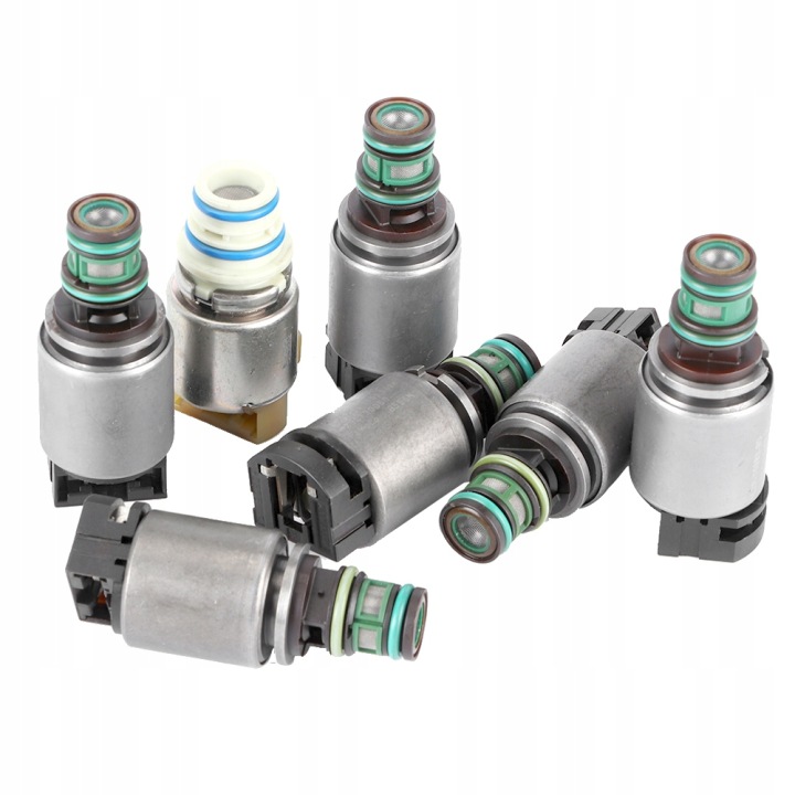 7 PCS ÉLECTROAIMANT CARROSSERIE SOUPAPE BOÎTE DE VITESSES 6R60/6R80 CONVIENT QA