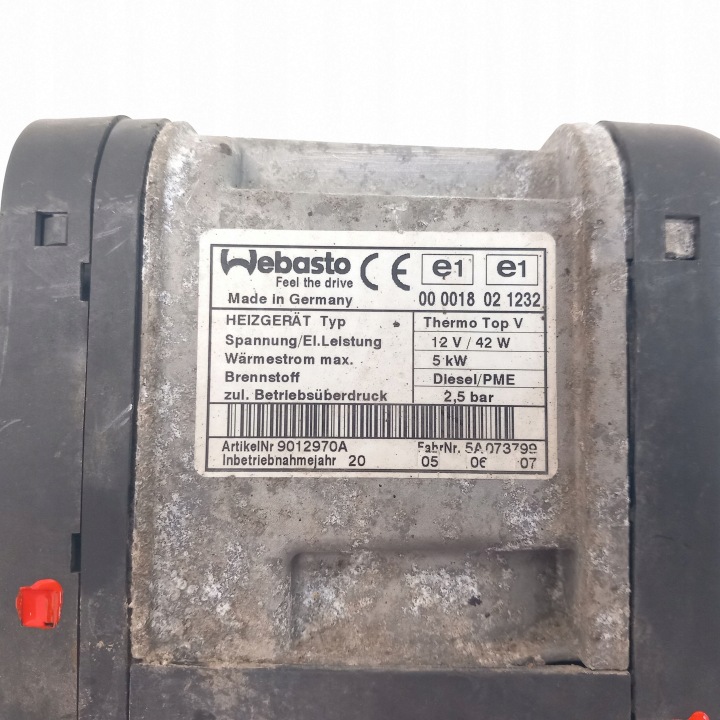 2006 VOLKSWAGEN PASSAT B6 CHAUFFAGE DE STATIONNEMENT (WEBASTO) 3C0815065E