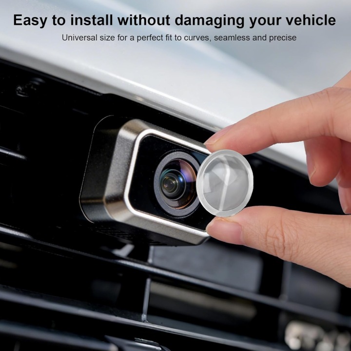 PROTECTION LENTILLES CAMÉRAS AUTOMOBILE 4 PIÈCES HD 360° HYDROFUGE