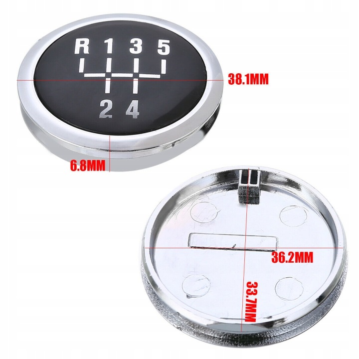 EMBLÈME ENJOLIVEUR BOUTONS VITESSE OPEL CORSA D ASTRA H ZAFIRA B VECTRA C ANTARA