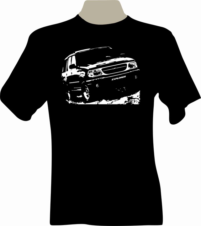 KOSZULKA T-SHIRT CON NADRUKIEM FORD EXPLORER IIGEN. 