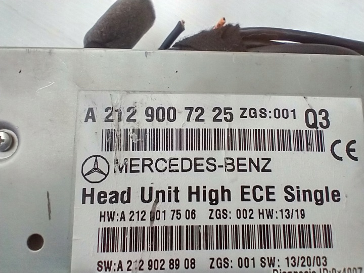 MERCEDES E-KLASA W212 LIFT CLS W218 RADIO CD NAVIGATION GPS NAVI A2129007225