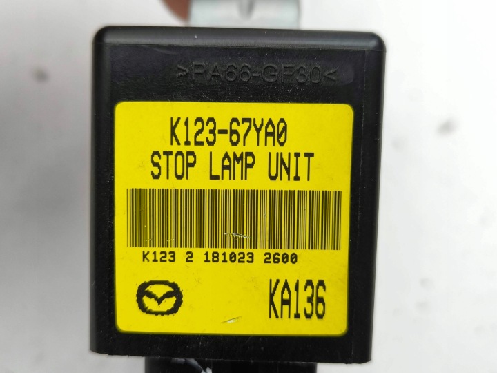 MAZDA CX-5 II MODULE DE COMMANDE D'ÉCLAIRAGE (LCM) 2019 K12367YA0