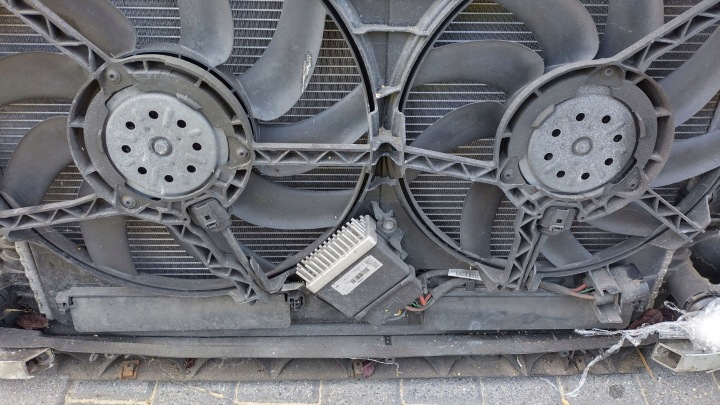 AUDI A7 C7 4G 10-14 3.0 TDI PANNEAU AVANT RADIATEURS VENTILATEUR RENFORCEMENT