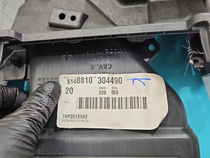 ACCOUDOIR TUNNEL JEEP GRAND CHEROKEE IV WK2 6148810 13-16