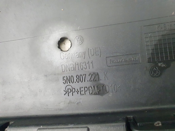 VW TIGUAN 5N 5N0 LIFT 11-18 PARE-CHOCS AVANT AVANT 5N0807221K