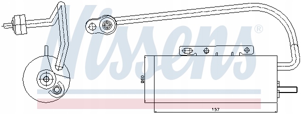 NISSENS 95339 DÉSHYDRATEUR CLIMATISATION