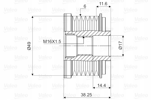 EMBRAGUE ALTERNADOR BMW 