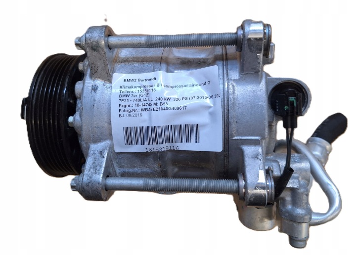 BMW G32 G30 G11 G12 COMPRESSEUR DE CLIMATISATION COMPRESSEUR CLIMATISATION