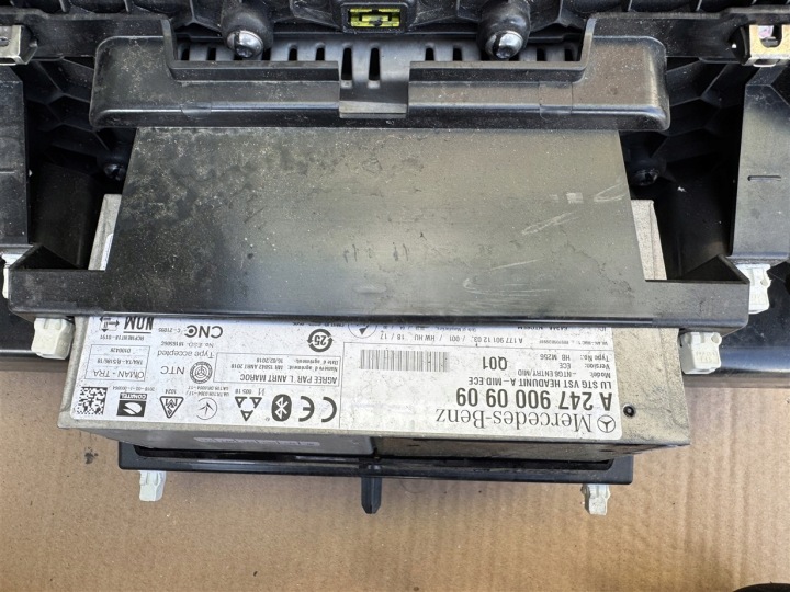 RADIO MONITEUR ÉCRAN GRILLE CONDUIT D'AIR MERCEDES SPRINTER W907 DANS 907