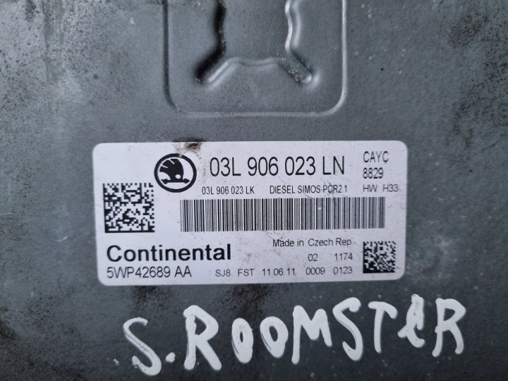 KIT DE DÉMARRAGE SKODA ROOMSTER RESTYLAGE 2011 5WP42689AA