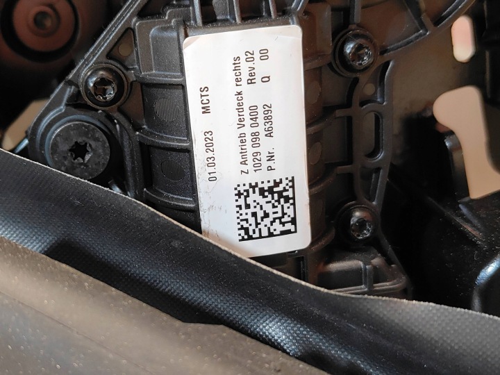 BMW Z4 G29 CABRIO TOIT PLIANT FOLDING SOFT TOIT OUVRANT NOIR 7452485 COMPLET