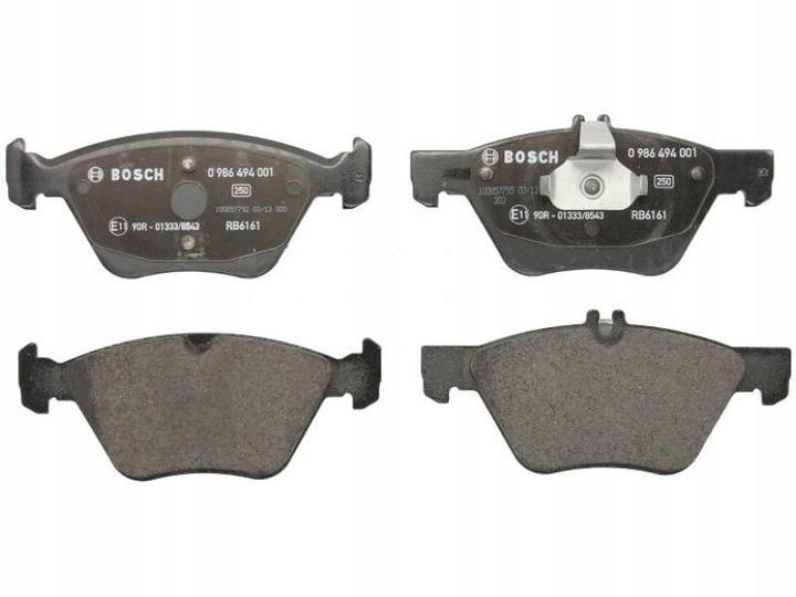 PLAQUETTES FREIN BOSCH 0986494001 21670.20.3 AVANT