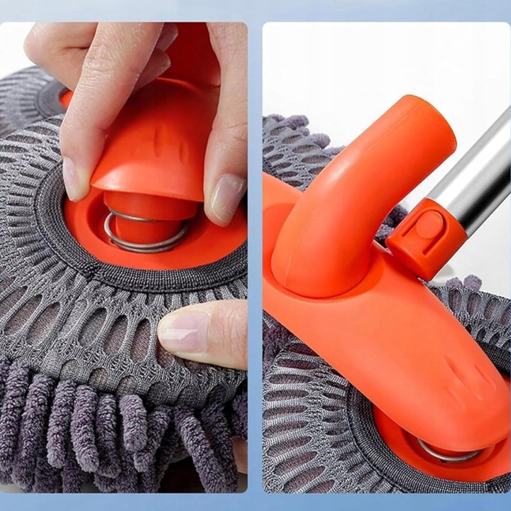 BROSSE VERS LAVAGE VOITURES VOITURE MOP MANUELLE MIKROFIBRA ÉCHANGE 160CM