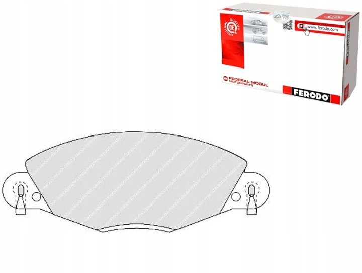 FERODO PLAQUETTES FREIN FDB1412