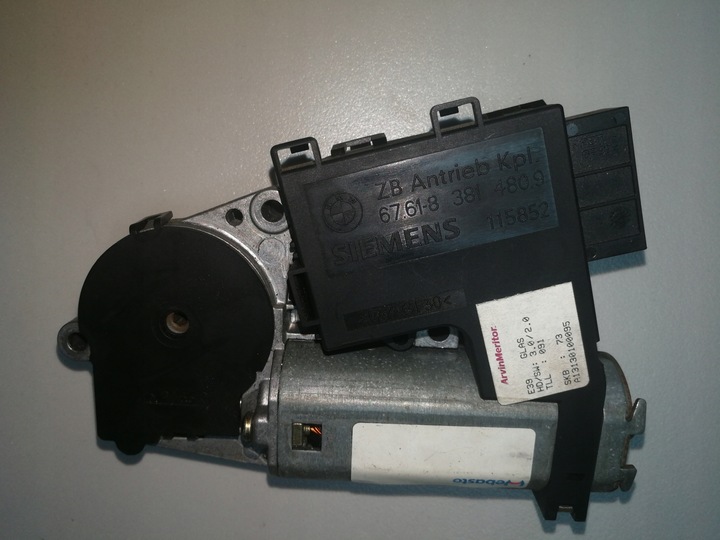 MOTOR MOTOR TECHO SOLAR BMW E39 E38 E53 