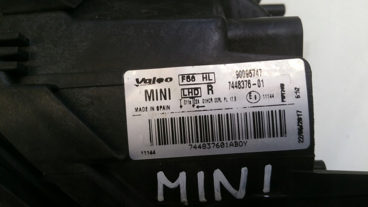 PHARE DROITE LED 7448376 MINI F54 F55 F56 F57