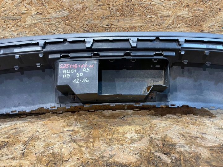 AUDI A3 III 8V3 3D 12-16 HAYON S-LINE SPOILER MOULURE DOUBLURE PARE-CHOCS ARRIÈRE