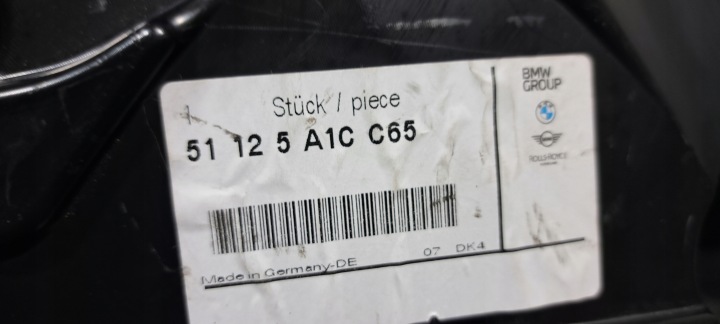 BMW G21 GLISSIÈRE PARE-CHOCS GAUCHE ARRIÈRE 5A1CC65