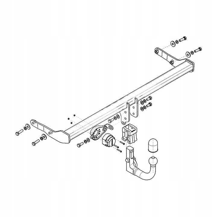 BARRA DE REMOLQUE GANCHO DE REMOLQUE WYPINANY NUEVO JUEGO DE CABLES PARA SEAT IBIZA 5 V 6F HTB 5D OD17 7 PIN 