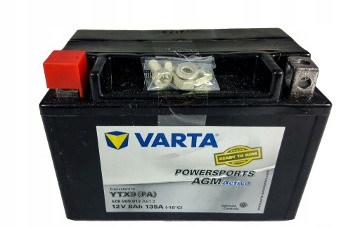 BATTERIE MOTOCYCLETTE VARTA YTX9-BS 12V 8AH