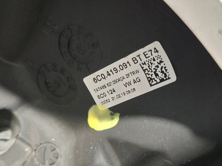 VOLKSWAGEN SHARAN 2019 LIFT DSG VOLANT PALETTES 6C0419091BT SUPER ÉTAT