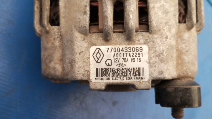 7700433069 RENAULT KANGOO CLIO II 1.2 ALTERNATEUR