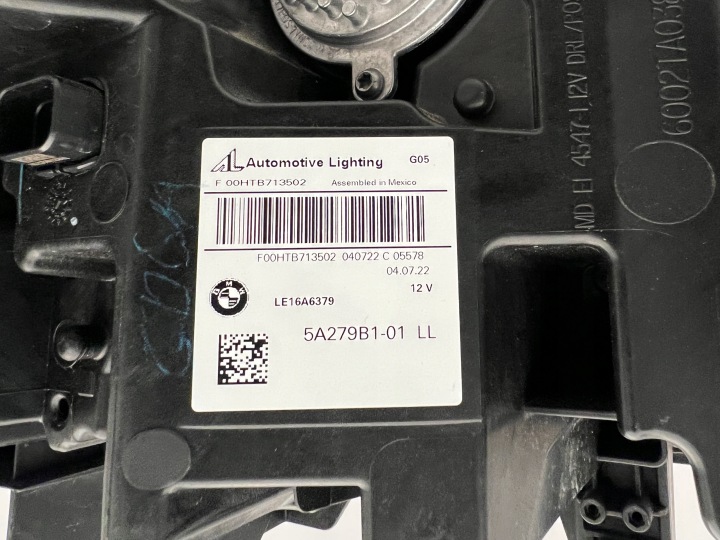 PHARE GAUCHE LASER NOIR BMW X5 G05 X6 G06 SHADOW 5A279B1 COMPLÈTE ORIGINAL