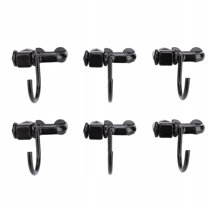 6 PCS GAUCHE CROCHET GASIENICOWY DOUBLE KOEK FIXATION ACIER WEGLOWA VERS X0