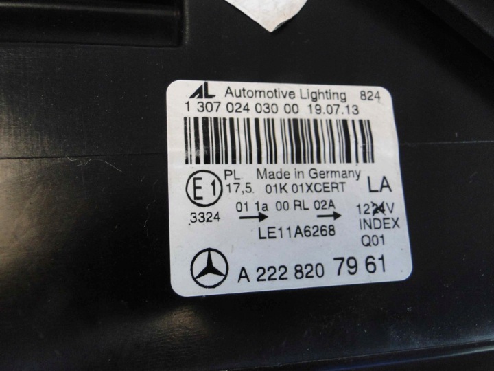 MERCEDES AVEC W222 222 PHARE GAUCHE LED ILS CAMÉRA NV