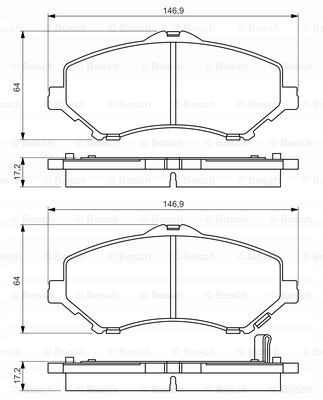 ZAPATAS DE FRENADO CHRYSLER P. VOYAGER 07- 