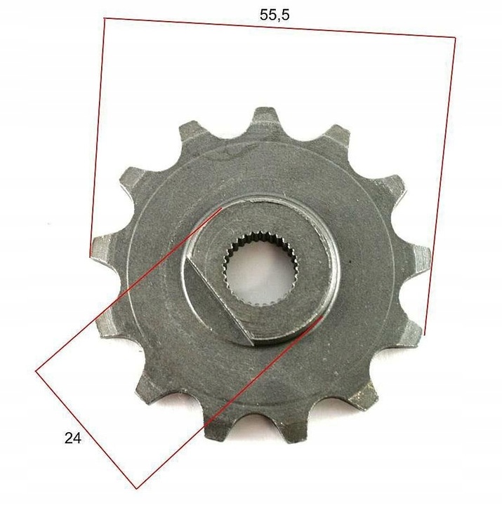 ENGRANAJE PARTE DELANTERA ROMET 13Z ML 