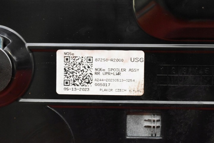 SPOILER SPOILER US 87220-R2000 KIA SPORTAGE 5 V 21-25