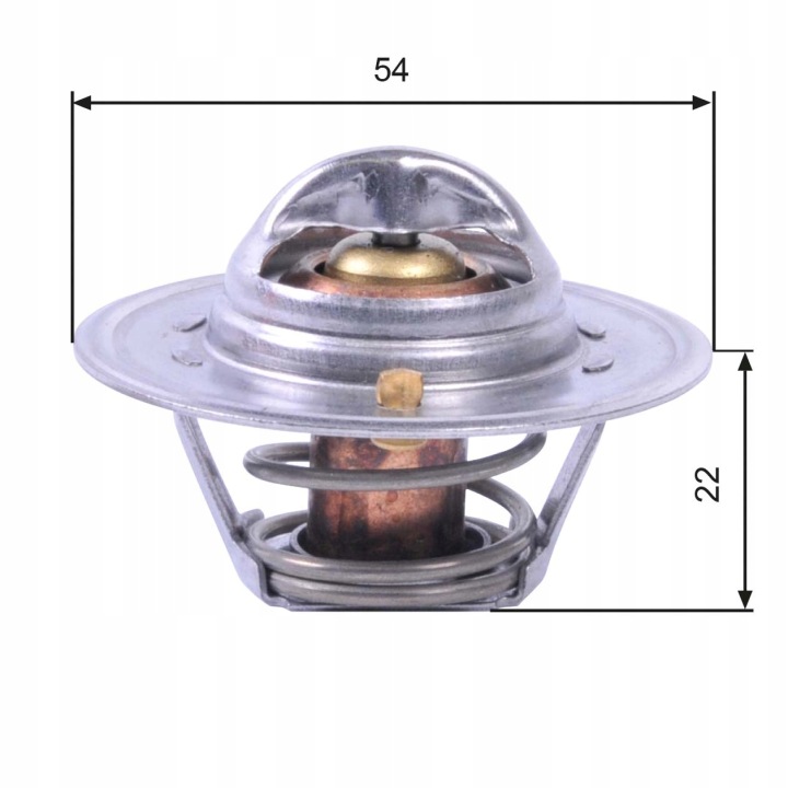 GATES TH12888G1 THERMOSTAT ZRODEK REFROIDISSANT