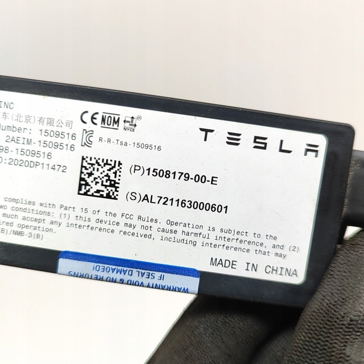 TESLA MODÈLE Y 2021 MODULE CONTRÔLEUR BLUETOOTH