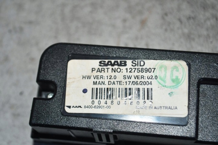 SAAB 9-5 I 97- MONITEUR ÉCRAN 12758907