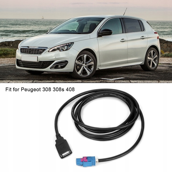 AUTO CABLE USB PEUGEOT 308 308S 408 CITROEN RCC 