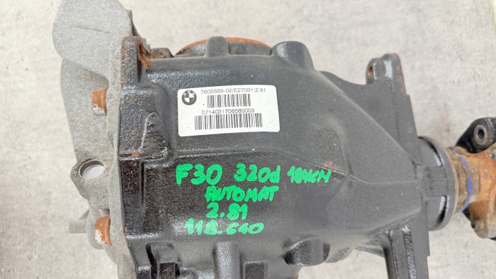 BMW F30 F31 DIFFÉRENTIEL DIFFÉRENTIEL ARRIÈRE ARRIÈRE 320D N47 2.81 AUTOMATE 7605589