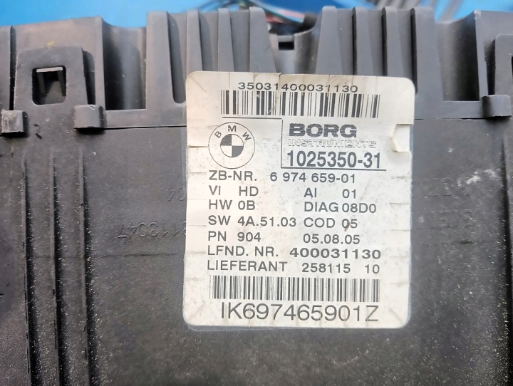 BMW E90 E91 2.0D COMPTEUR COMPTEUR EUROPE 1025350