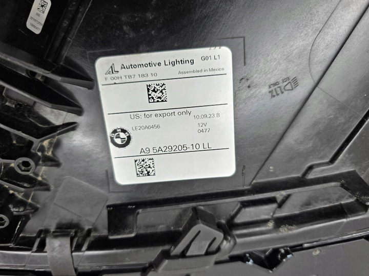 BMW X3 G01 LIFT X4 G02 LCI PHARE AVANT GAUCHE COMPLET LED SHADOW LINE 5A29205