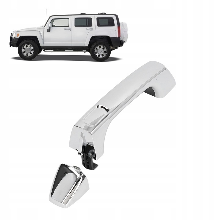 AGARRADERO EXTERIOR CROMO HUMMER H3 CON 15296932 