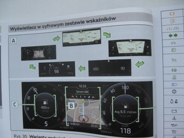 SKODA OCTAVIA 3 2016-2019 POLSKA MANUAL MANTENIMIENTO POJAZDU +INFOTAINMENT 