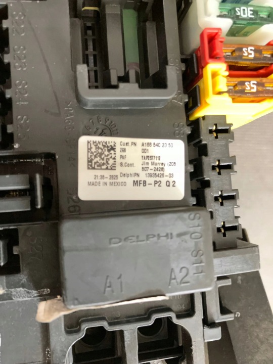 MERCEDES MODULE SAM FUSIBLES A1665402350