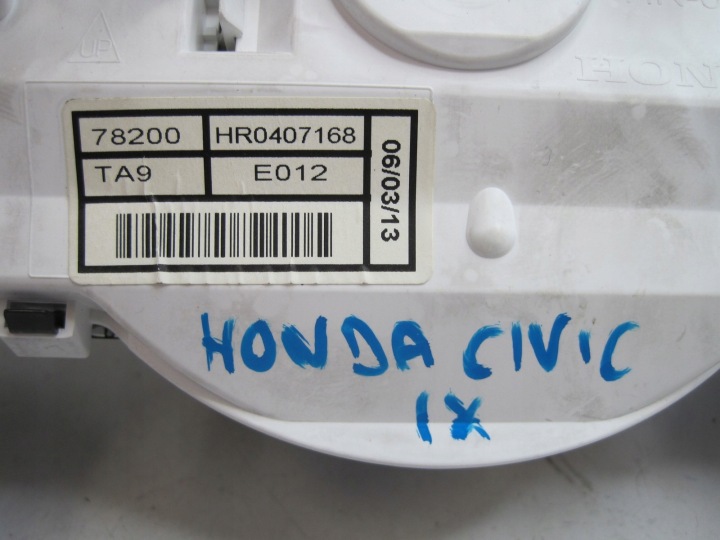 COMPTEUR TABLEAU DE BORD HONDA CIVIC IX HR0407168 UK