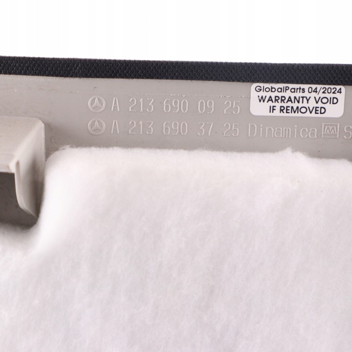 MERCEDES W213 PROTECTION CHÂSSIS MONTANTS C ARRIÈRE GAUCHE ARRIÈRE GAUCHE A2136900925