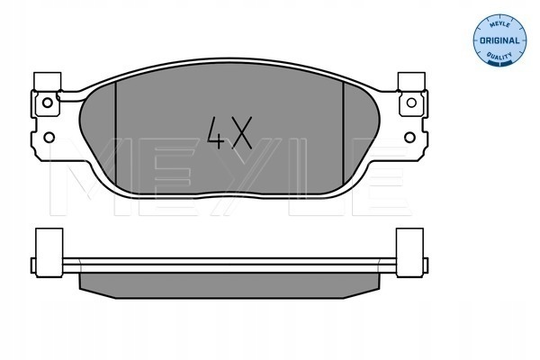 MEYLE ZAPATAS DE FRENADO JAGUAR PARTE DELANTERA S-TYPE/XJ 2,5-4,2 99-09 