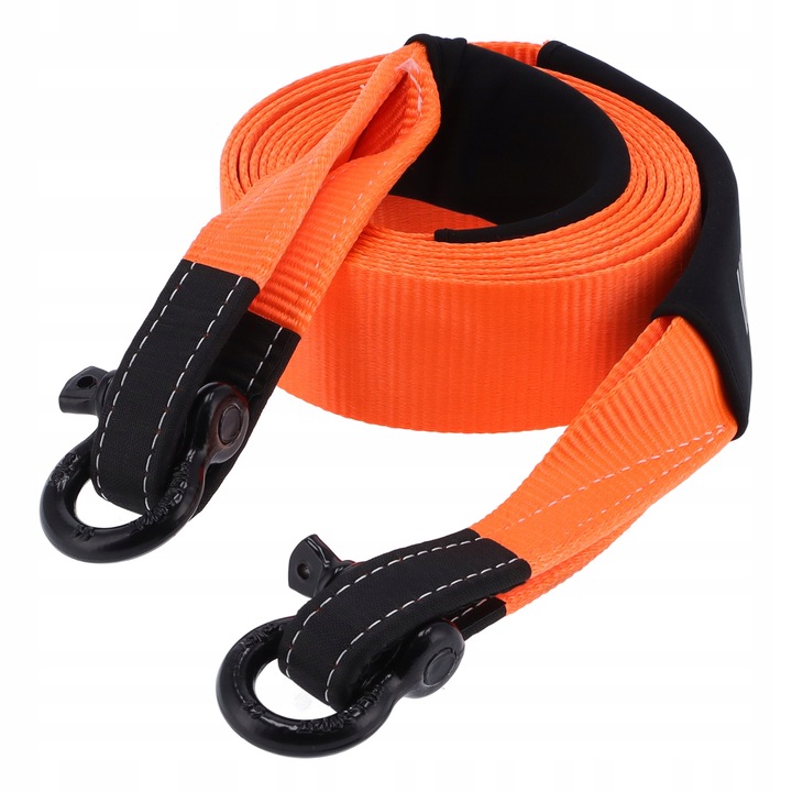 PAS GANCHO DE REMOLQUE LINA CABLE HOLOWNICZA 6 M 12 TONY COLOR NARANJA 